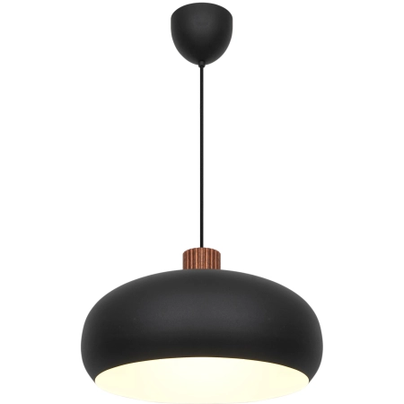 Lampa wisząca do kuchni czarna E27 metalowa Aurelio NO2520103003 - Design for The People
